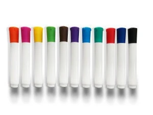 Dry Erase Markers, 12 Assorted Colors with Low-Odor Ink, perfect for School, Office, or Home
