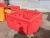 Import Durable red and yellow plastic traffic barrier for roadway safety from China