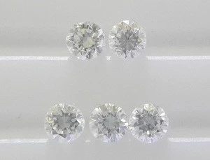 E Color VS Clarity 1.9-2mm Natural Loose Brilliant Cut Real Diamond