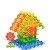 Easy use with high safe building block for kids funny play Snowflake Building Block