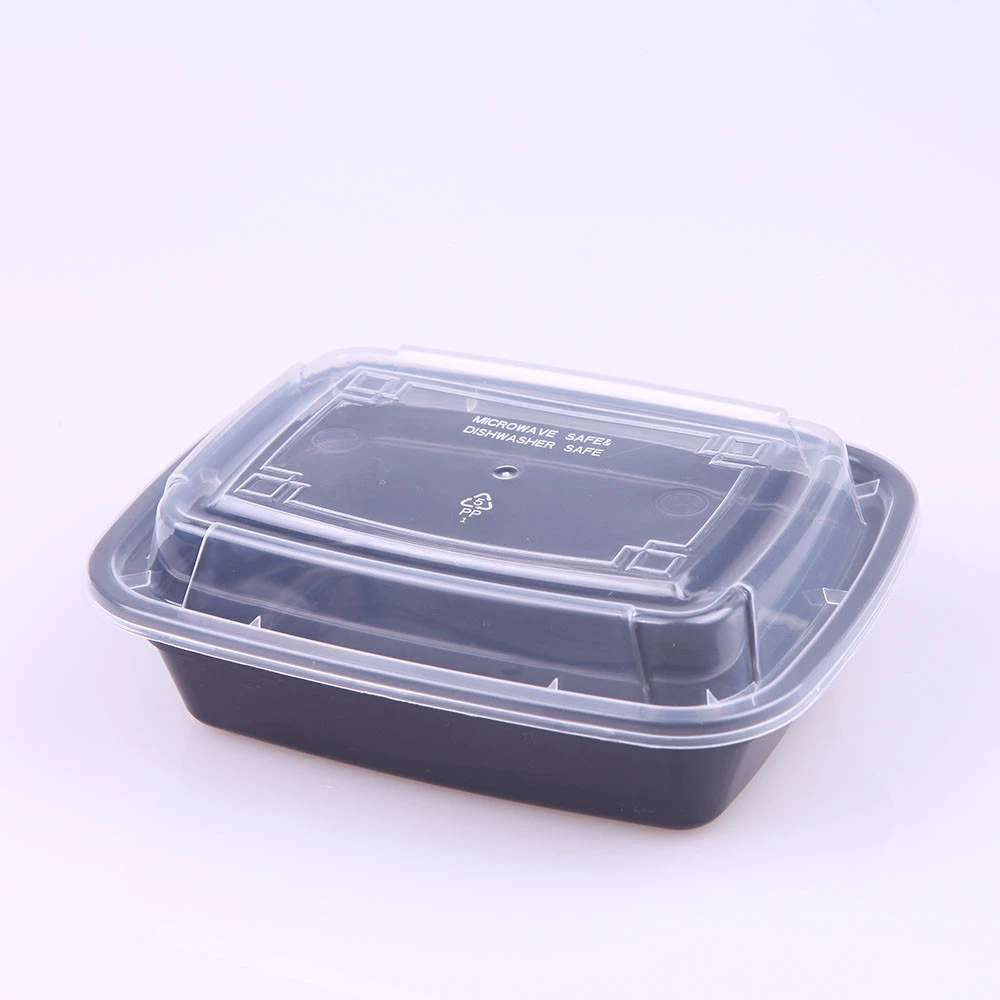 Eco Friendly 400Ml Restaurant Rectangular Pp Microwave Disposable Takeaway White  Plastic Food Containers