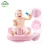 Import eco-friendly vinyl inflatable baby dining chair seat durable pvc safety foldable relax toddler bath sofa from China