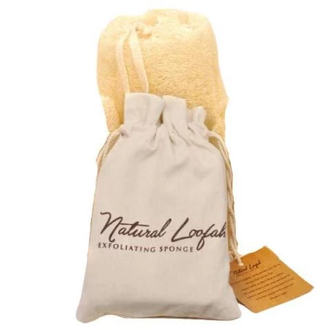 Egyptian Bath & Shower Exfoliating Loofah Scrubber Sponges for Face, Back & Body