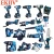 Import EKIIV N in One 18 pieces 21V 4.0Ah 5.0Ah brushless 20v 18-volt LED battery lithium-ion power tools cordless combo set from China