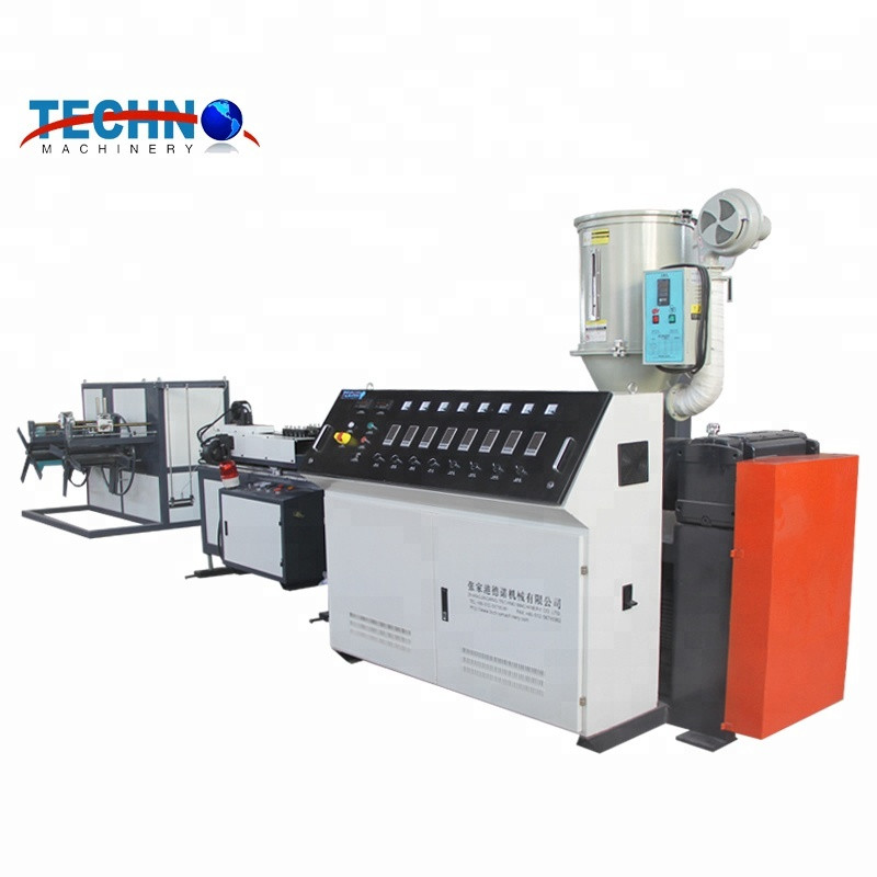 Electric duct making machine/PP PE PVC EVA Plastic single wall corrugated pipe machine From China supplier