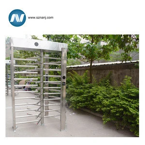 Electronic Turnstile Full Height Roto-Gate Turnstiles with tcp/ip access control keypad
