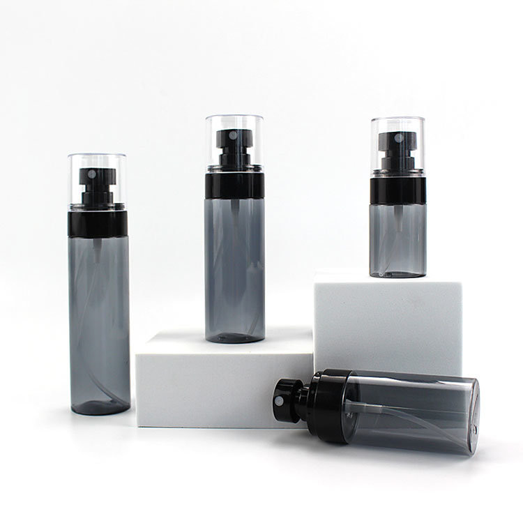 Empty 30ml 60ml 75ml 95ml 120ml Black PETG Plastic Fine Mist Spray Bottle