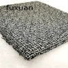 Europe market  hot sale  shining   black white mix  woollen tweed boucle fabric for spring summer lady&#39;s suits bag