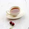 European shaped matte ceramic coffee cup set assembly saucer afternoon tea cup flower tea cup