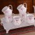 Import European style tea set luxury marble ceramic coffee tea set teapot set from China