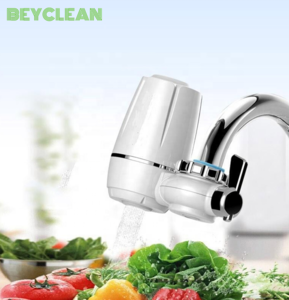 Evkon Easy Stall Purifier Home Faucet Mounted Actived Carbon Filter Replacement Tap Water Filter