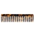 Import Excellent quality manufacturer custom logo Plastic combs hair Braid comb cellulose acetate combs for lady from China