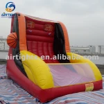 Exciting Slam Dunk Game Big Durable PVC Tarpaulin Inflatable Basketball Hoop