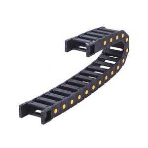 EXW plastic custom black  cable drag chain for lathe machine