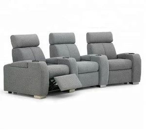 Fabric Europe Sofas and Furniture Electric Recliner Modern Living Room Sofa canap with Table