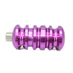 factory custom service aluminum anodized purple tattoo grip