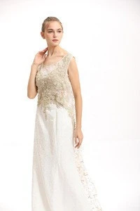 factory design elegant fashion arabic wedding dress