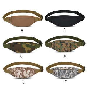 Factory direct custom logo outdoor pouch bum belt women shoulder chest sling bags fanny packs men camouflage waist pack bag