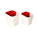 Factory direct dry and wet separation home use dustbin, plastic trash can home pp material home use waste bin with lid