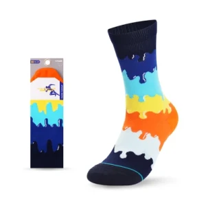 Factory Direct Green/Navy/Orange/Grey/Red Men?s Leisure Scooter Sports Socks