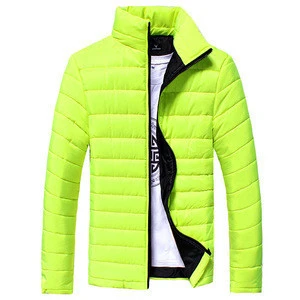 Factory directly supply Wholesale price Male Candy Color stand Collar thick Warm Jacket