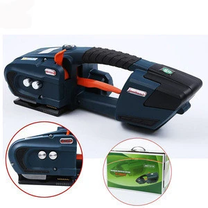 Factory Hot Promotion  Direct Sale Two Battery Powered Electric Plastic Strapping Tool Machine JDC13/16 for PET/PP Straps