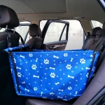 factory hot selling new style safety car seat booster Oxford with storage pocket and free safety belt pet carrier car seat cover