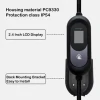 Factory OEM ODM 11KW 16A 380V Type 2 Cable Home Portable EV Charger Adjusted EV Charging Station For Electric Vehicle