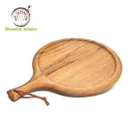 Factory price acacia wood pizza board pizza cutting board