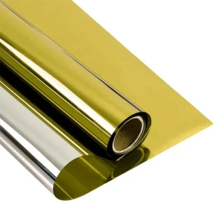 Factory Price Gold Silver One way View Architectural Film Glass Heat Insulation Window Film