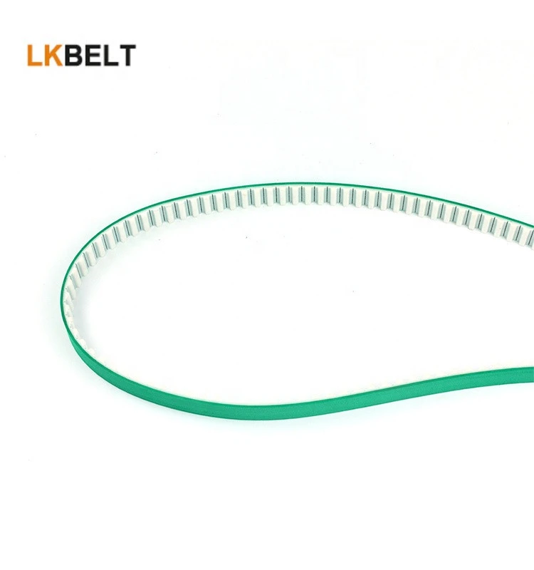 Factory Price Seamless Jointed Tooth Green Rubber Coated High Tension Pu Material Timing Belt for Sale