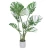 Import Factory Sale 10 Leaves Artificial Monstera Plant Plastic Plants from China