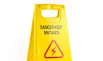 Factory Sale Small Various High Visibiity Caution Plastic Traffic Safety Warning Sign