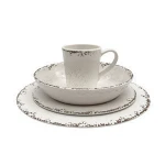 factory supplier rustic design durable reusable  Ice Cracks cream dinner set Melamine china dinnerware sets