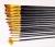 Import Factory Supply 15pcs Nylon Hair Artist Paint Brush Good Quality Painting Art Brush with Canvas Bag from China