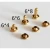 Import Factory Supply 4mm-12mm Non-Plating Solid Brass double cap rivet for leather from China