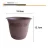 Import Factory Supply Ronbo Sunrise Flower Pots Planters Plastic Garden Planters Planter from China