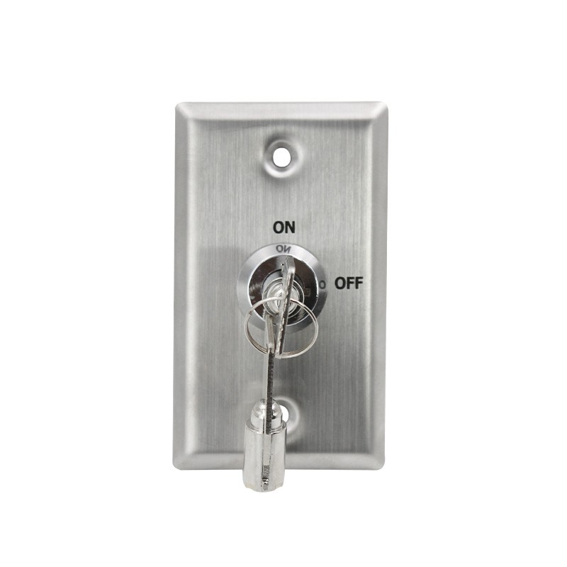Factory wholesale access control Metal push button emergency key switch request to exit button with Special mechanical key lock