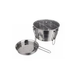 Factory wholesale outdoor equipment Japan style barbecue grill stainless steel folding charcoal bbq grill