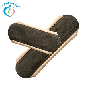 Famicheer Manufacturer Reusable Bamboo Charcoal Cloth Menstrual Sanitary Pads Sanitary Napkin