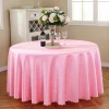 Fancy wedding christmas table cloth polyester banquet party festival jacquard tablecloth