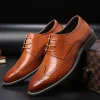 Fashion Men&#039;s Real Cow Leather Dress Shoes for suit