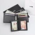 Fashionable gift set wallet men genuine leather men wallet keychain gift box