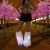 Import Faux Fur Furry Fluffies Flashing Light Up Leg Warmers Led Dance Costume For Christmas Rave from China