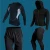 Import Fitness wear mens air breathing training suit training room 34 piece fast dry long sleeve tights running suit from China