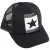 Five-pointed star net multi-color baseball cap for lovers baseball cap sports cap hat
