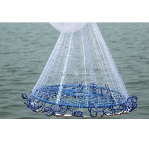 FJORD fashion nylon monofilament style hand throwing fishing net easy throw bait strong tire