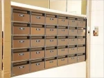 Floor indoor multi unit stainless steel Metal Residential Parcel Secure Mailboxes