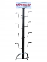 Floor standing multi tier motorcycle helmet rack mteal helmet bike rack display stand