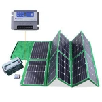 Folding Solar Panel 300W 36V Portable Sunpower 12 volt flexible solar battery charger for battery on boat, truck, ebike